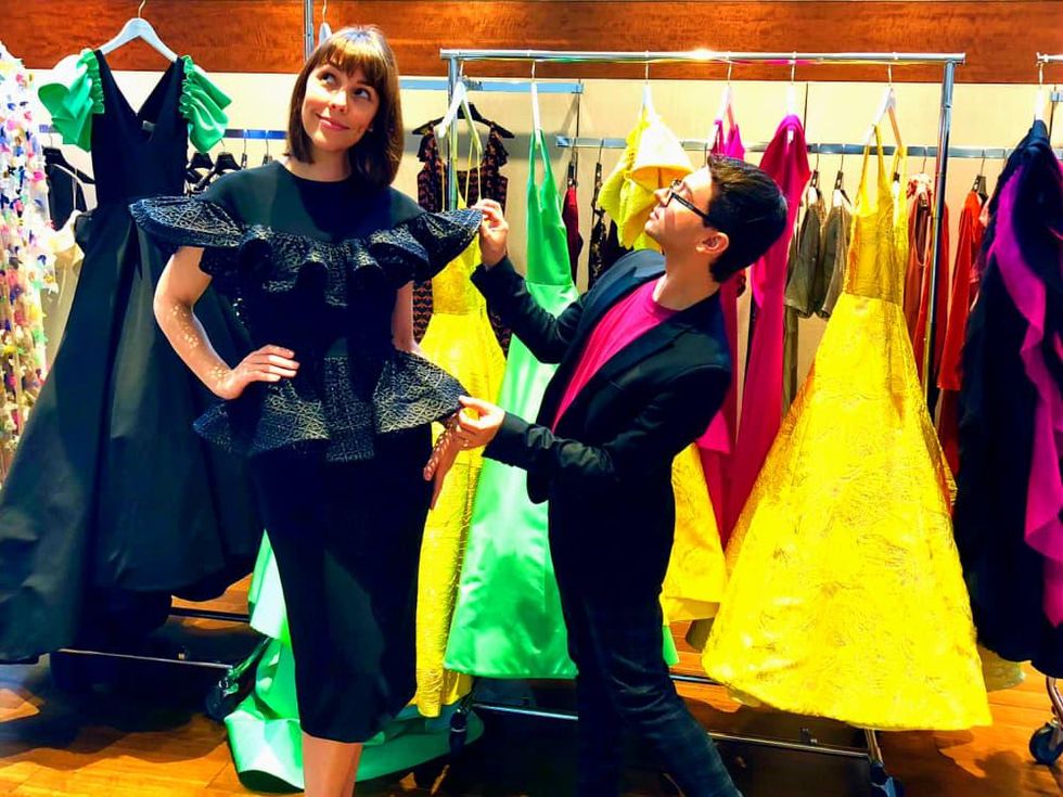 Houston, Christian Siriano at Elizabeth Anthony