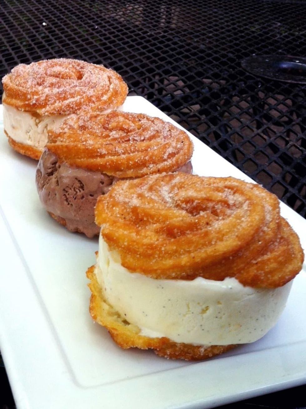 Houston, creative churros, July 2017, Caracol, Churros Ice Cream Sandwich