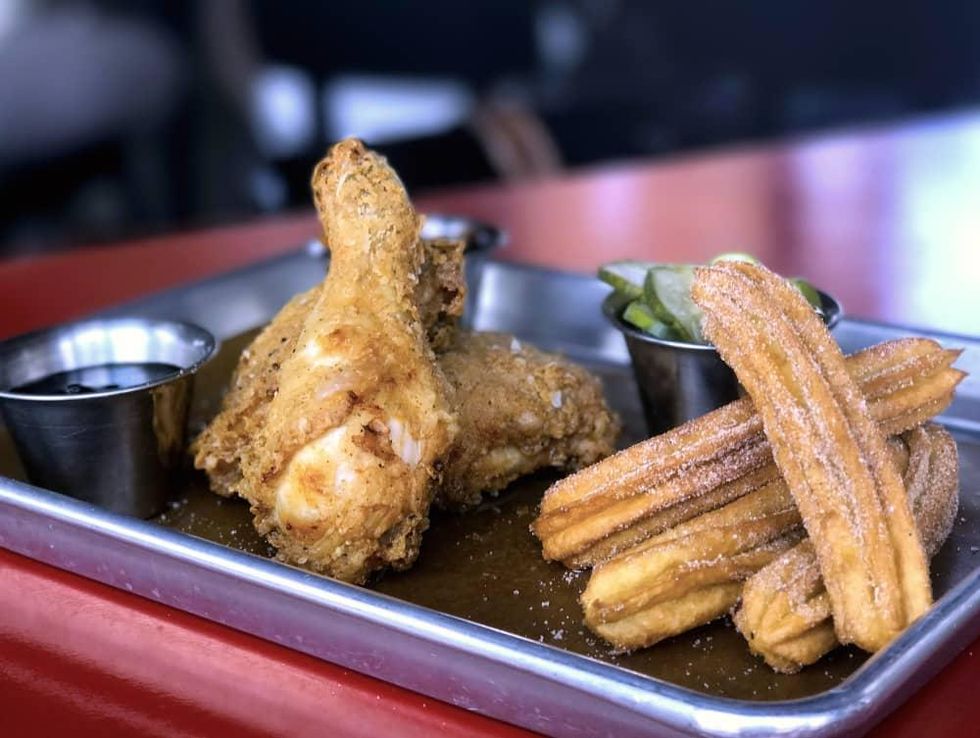 Houston, creative churros, July 2017, Caracol, FM Kitchen and Bar, Fried Chicken and Churros