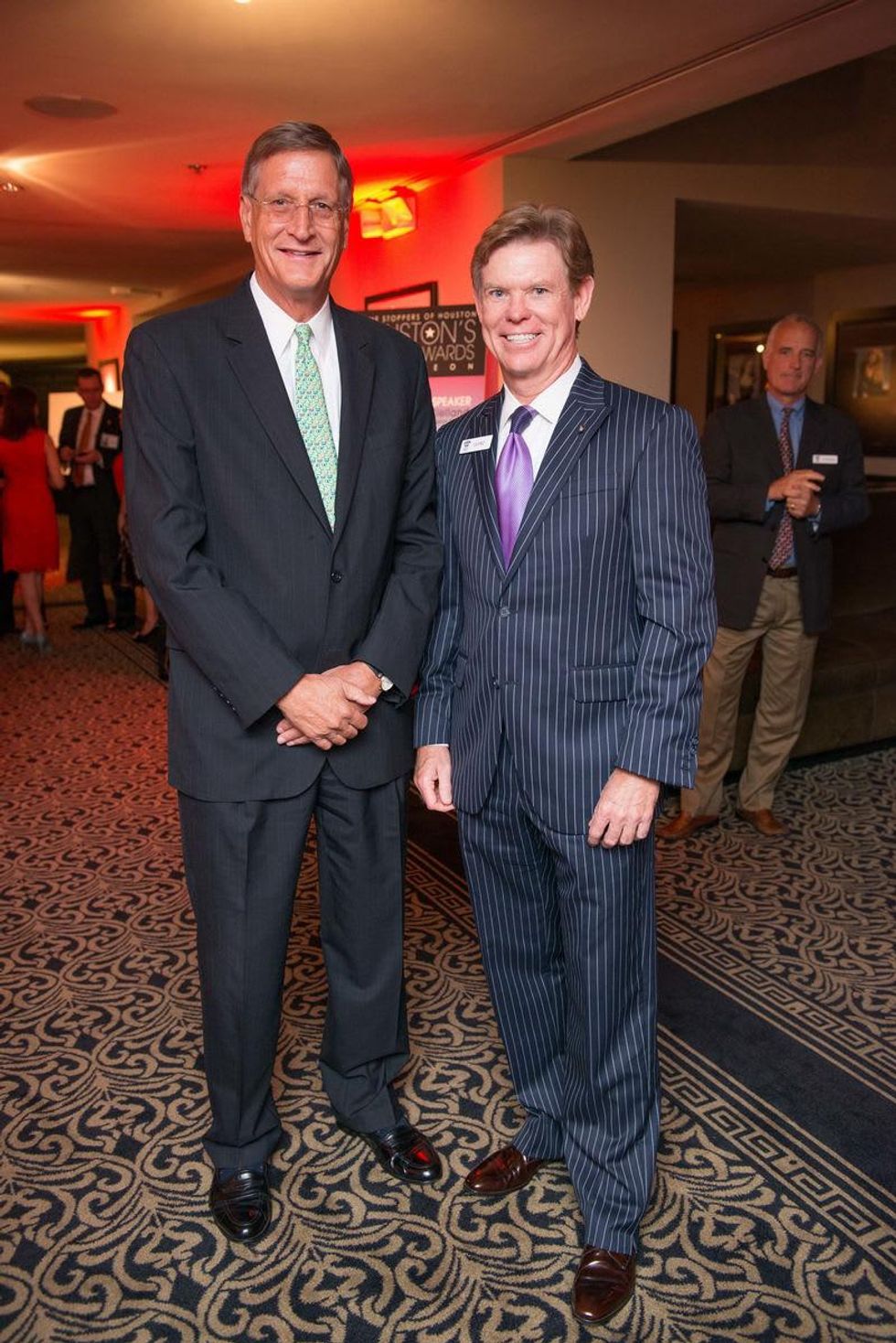 Houston, Crime Stoppers Awards luncheon, May 2015, Clay Hoster, Louis Pelz