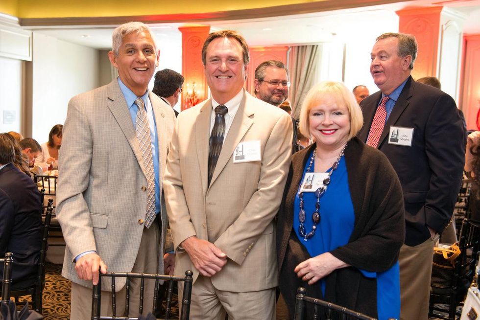 Houston, Crime Stoppers Awards luncheon, May 2015, Robert Gallegos, Chip Coross, Leila Perrin