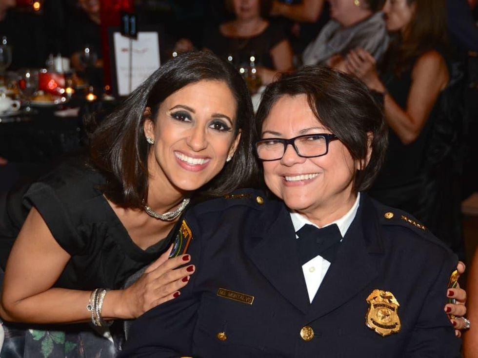 Houston, Crime Stoppers of Houston gala, Nov. 2016, Rania Mankarious, Houston Police Department Acting Chief Martha Montalvo