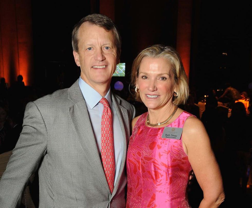 Houston, Cristo Rey Jesuit College Preparatory HS gala, Jan 2017, Beth and Schuyler Tilney