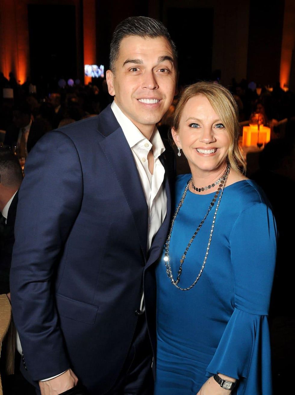 Houston, Cristo Rey Jesuit College Preparatory HS gala, Jan 2017, Jan Mendenhall, Oniel Mendenhall