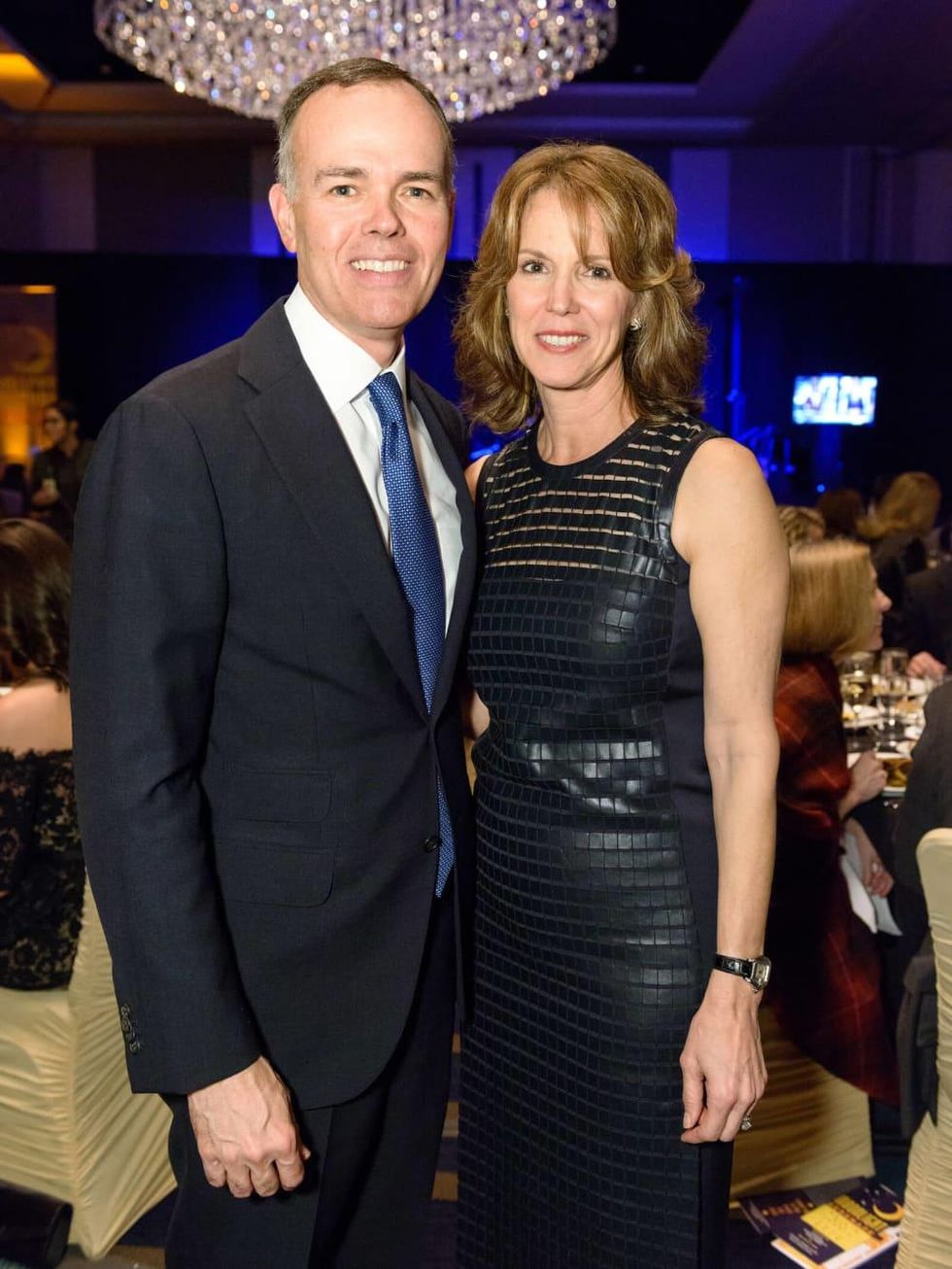 Houston, Cristo Rey Jesuit College Preparatory HS gala, Jan 2017, Keith Fullenweider, Pam Fullenweider