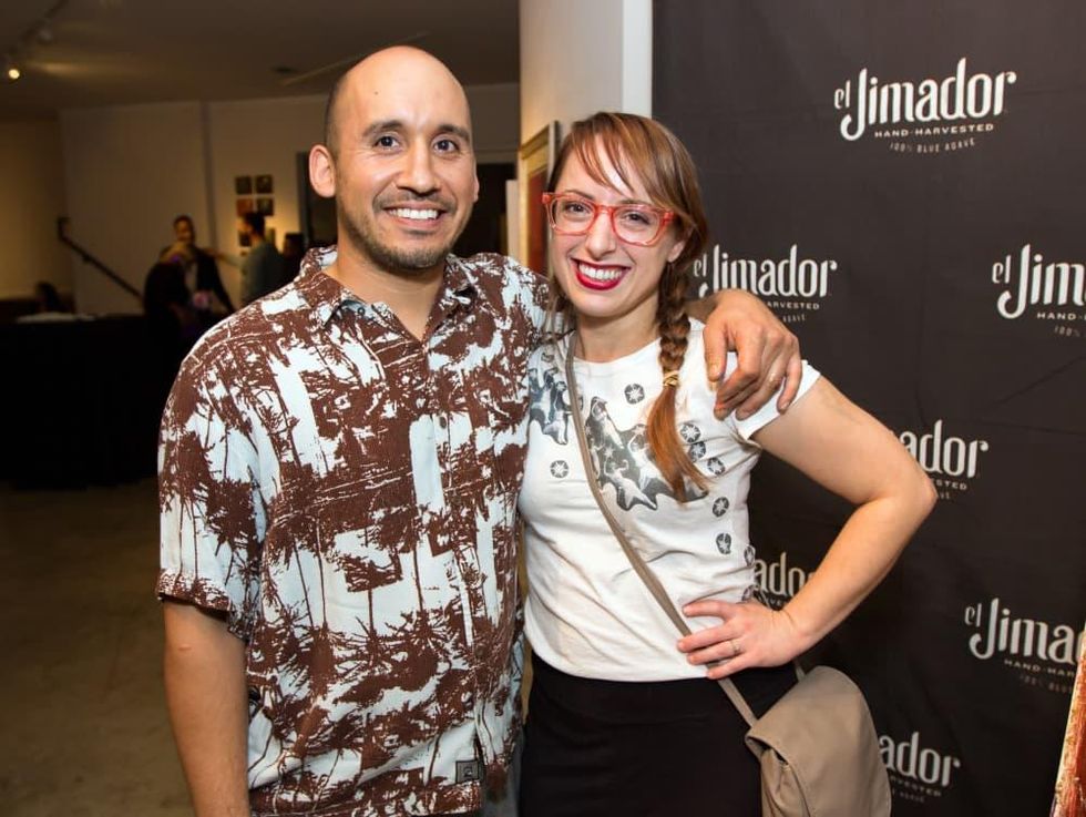 Houston, CultureMap Day of the Dead party, October 2015, : Daniel Adame, Shanon Adams