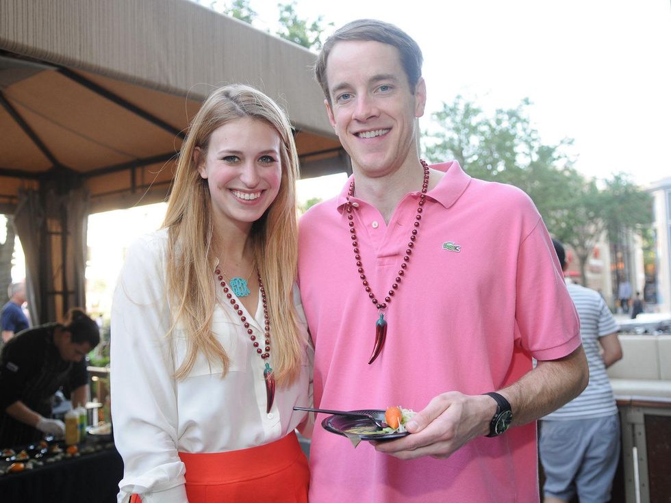 Houston Curry Crawl at Straits May 2013 Lauren Boughman and Matt Barrett