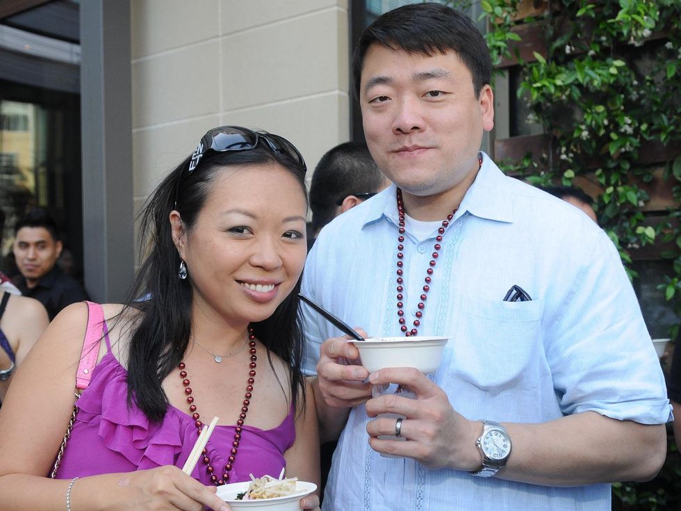 Houston Curry Crawl at Straits May 2013 Miya Shay and Gene Wu