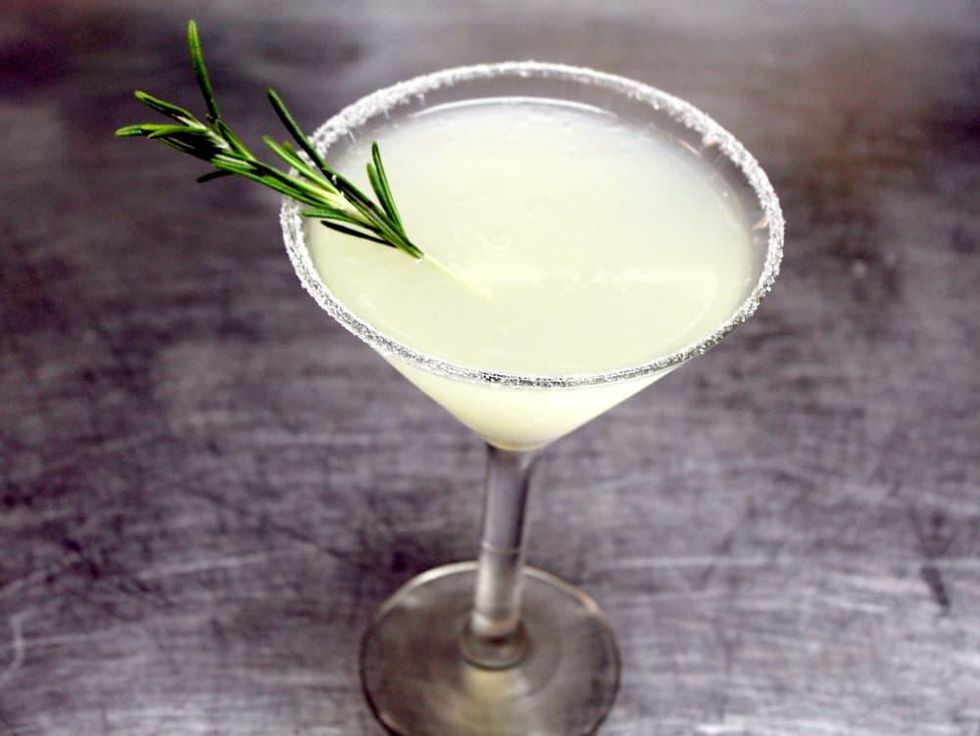 Houston, Damian's Cucina Italiana, Rosemary Lemon Drop, August 2017