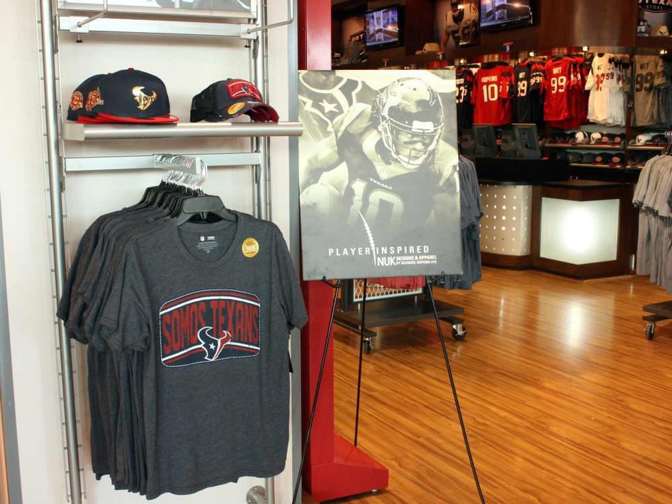 Houston, DeAndre Hopkins, October 2015, NUK Apparel tees