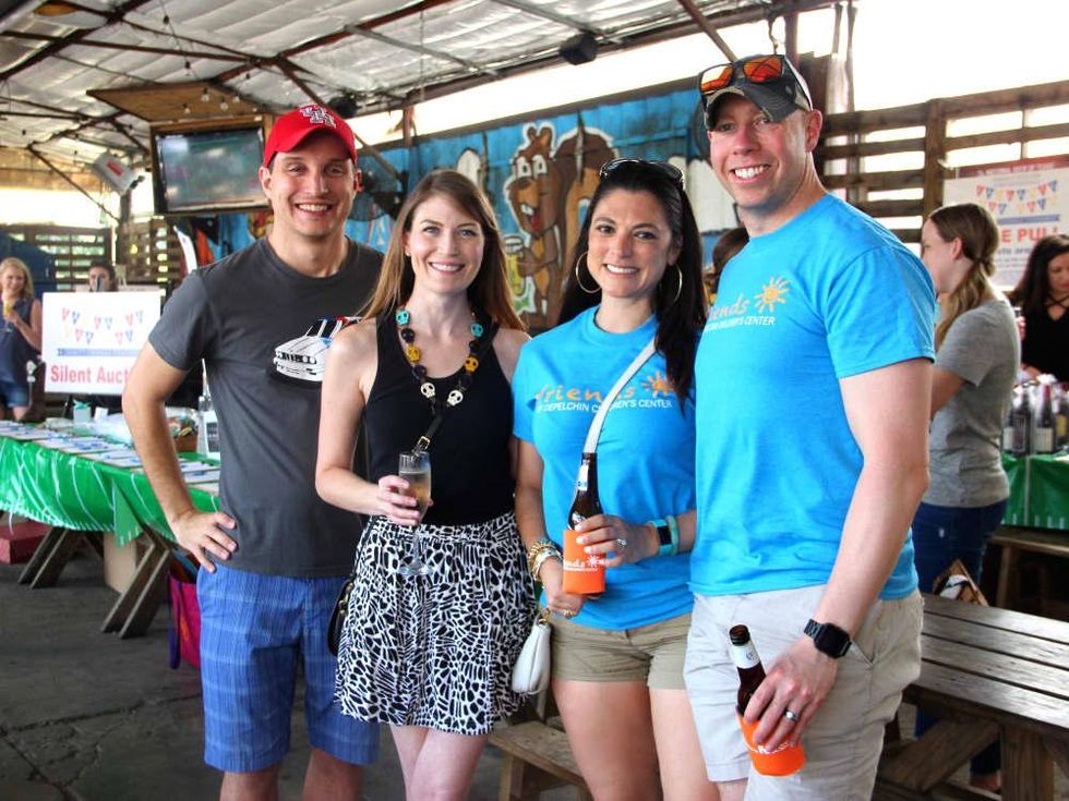 Houston, Depelchin Center Tailgate, September 2017, Donald Green, Brenna Croom, Melissa Gaus, Darren Gaus