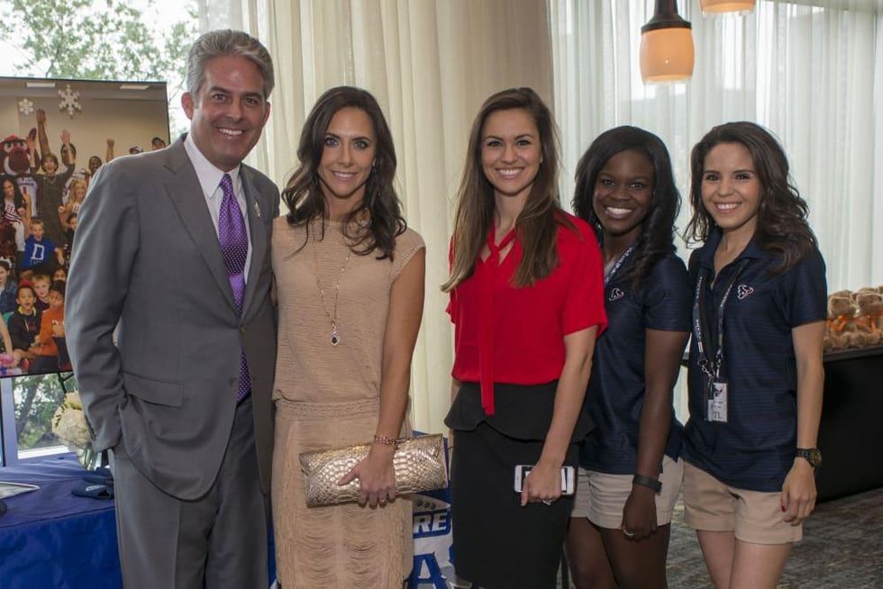 Houston, DePelchin Children's Center Families for Kids Luncheon, May 2016, Don Faust, Hannah McNair, Jessica Shannon, Jasmine Butler, Erica Martinez