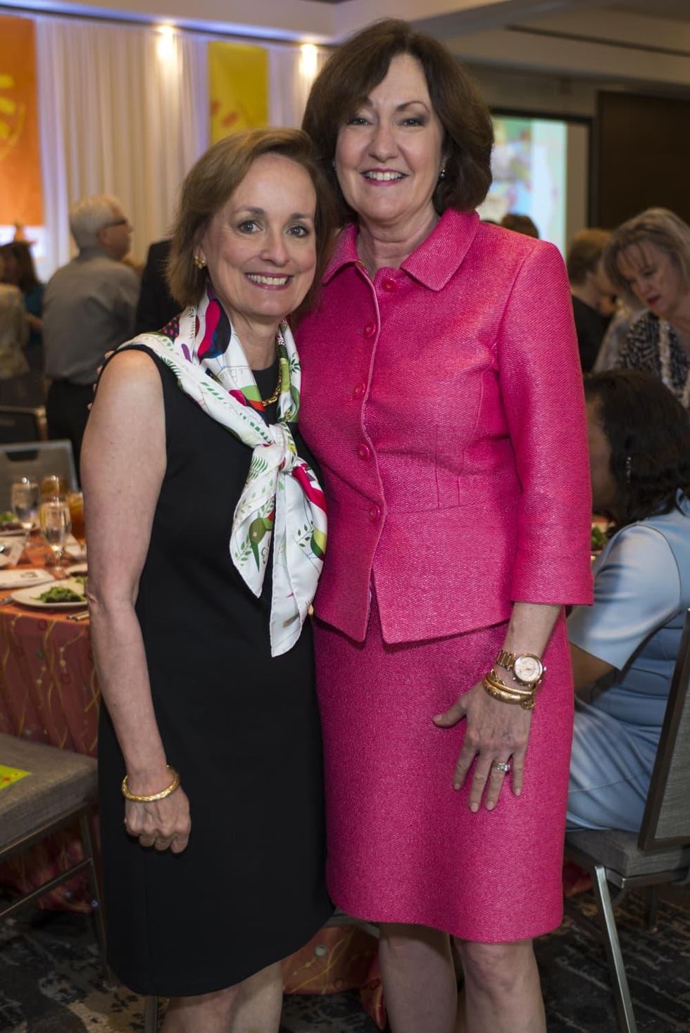 Houston, DePelchin Children's Center Families for Kids Luncheon, May 2016, Pam Brasseux, Liz Rigney
