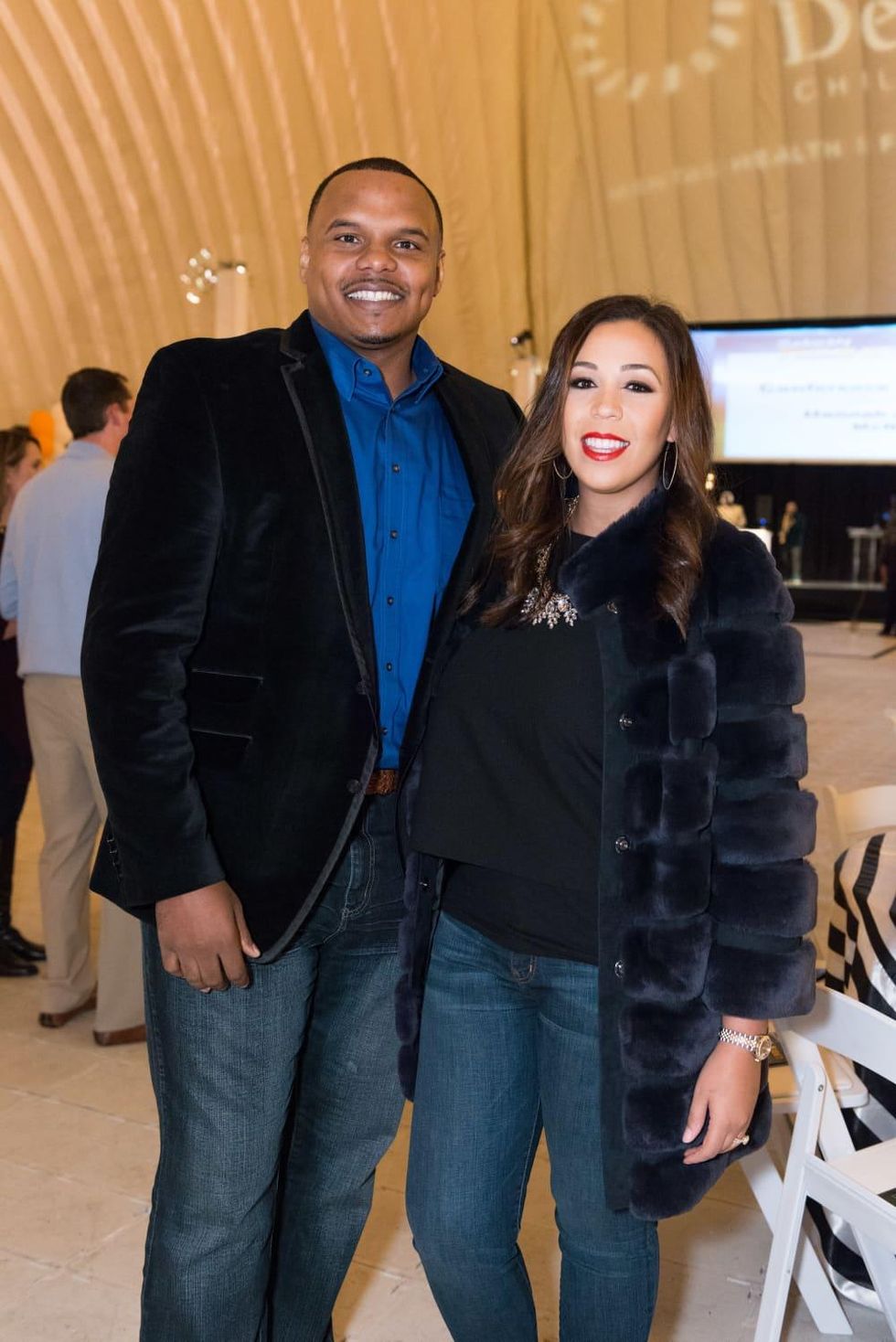 Houston, DePelchin Saturday Night Lights, November 2015, Chester Pitts and Devi Dev