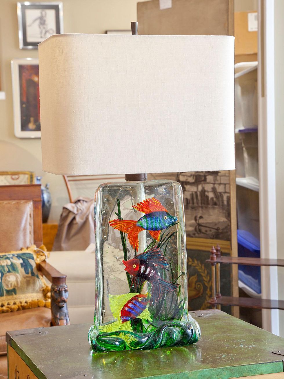 Houston Design Fair 2013 exhibitors Antiques of River Oaks Venetian Lamp