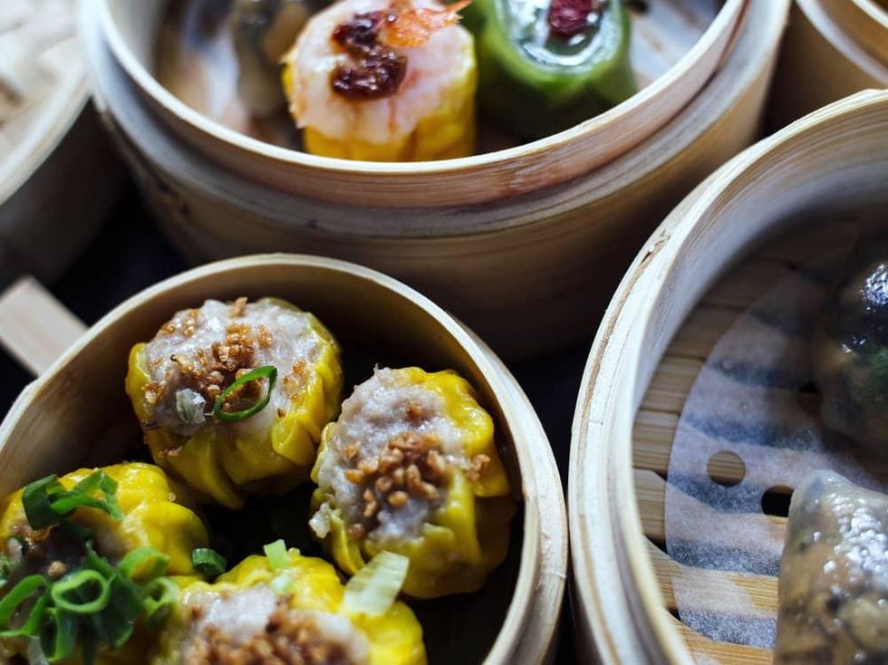 Houston, Dim sum assortment at Yauatcha, Sept 2017