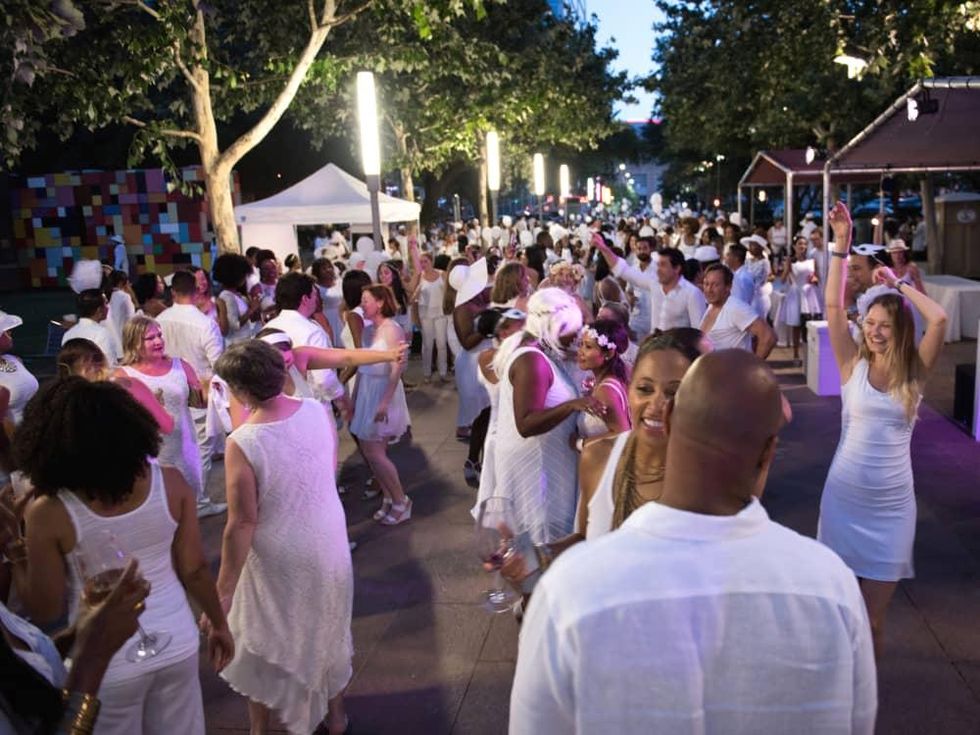 Houston, Diner en Blanc, June 2015, dance floor