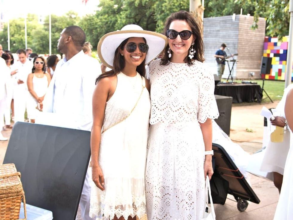 Houston, Diner en Blanc, June 2015, Divya Brown, Kate Stukenberg