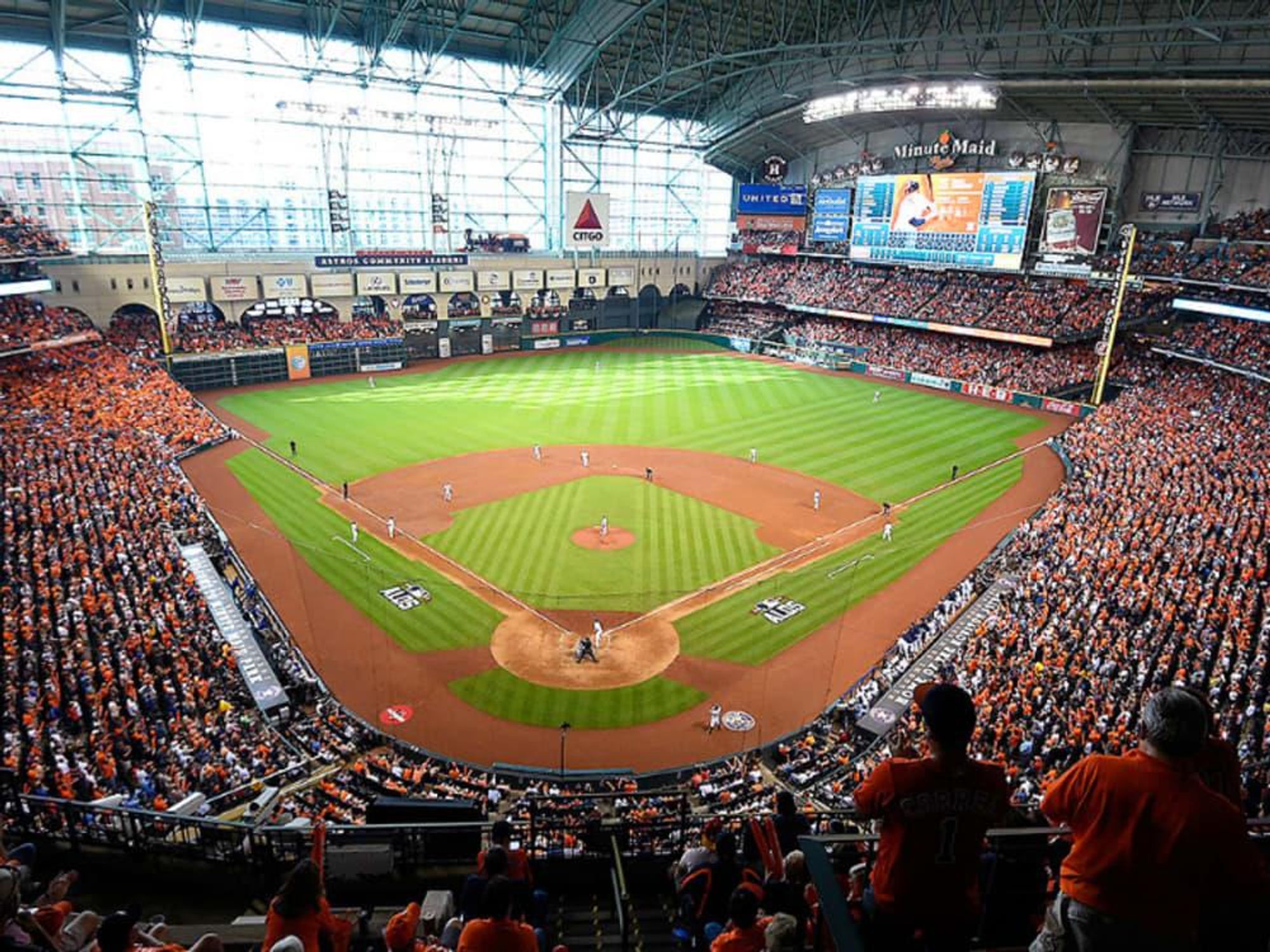 Houston, dollar hot dog night at Houston Astros, minute maid park