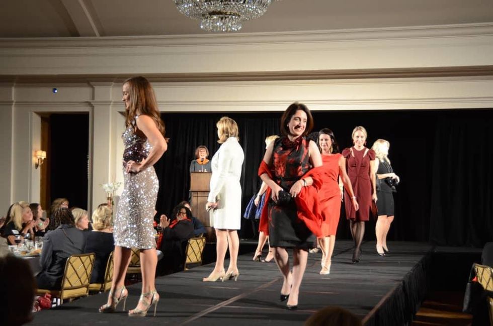 Houston, Dress for Success A Night Out Event, November 2015, models in the runway