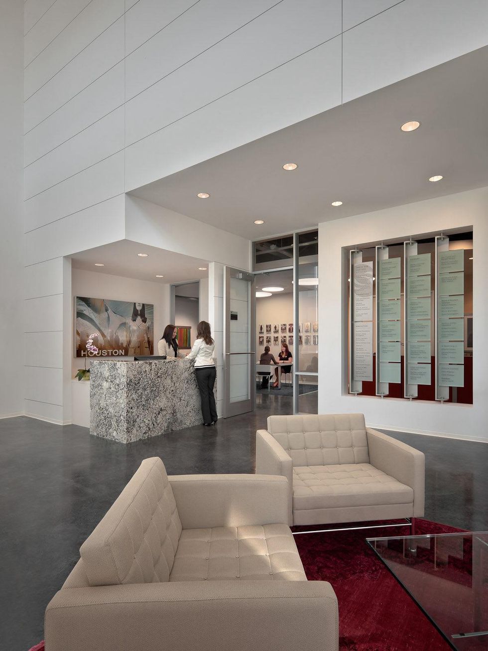 Houston Dress for Success new building May 2013 lobby