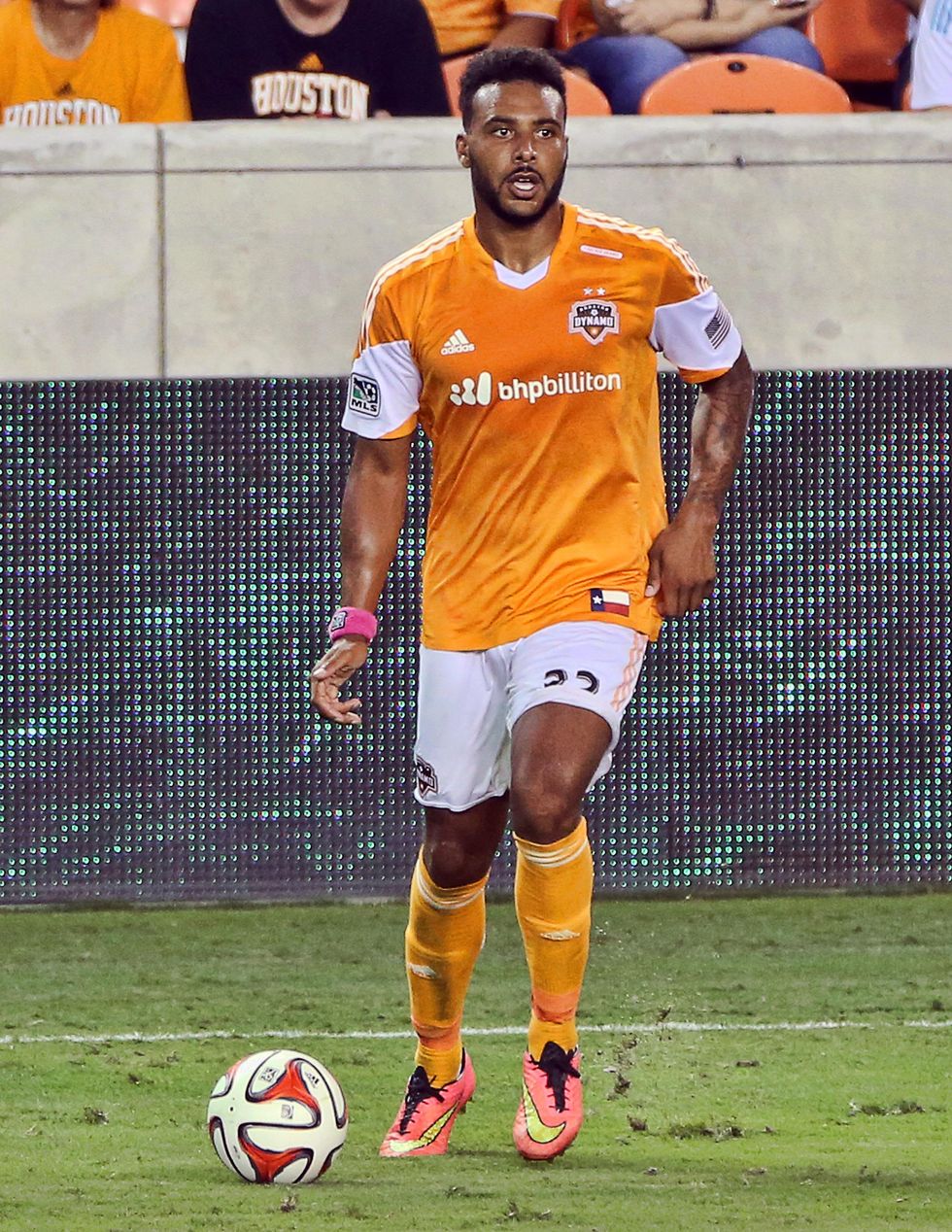 Houston Dynamo soccer Giles Barnes April 2015