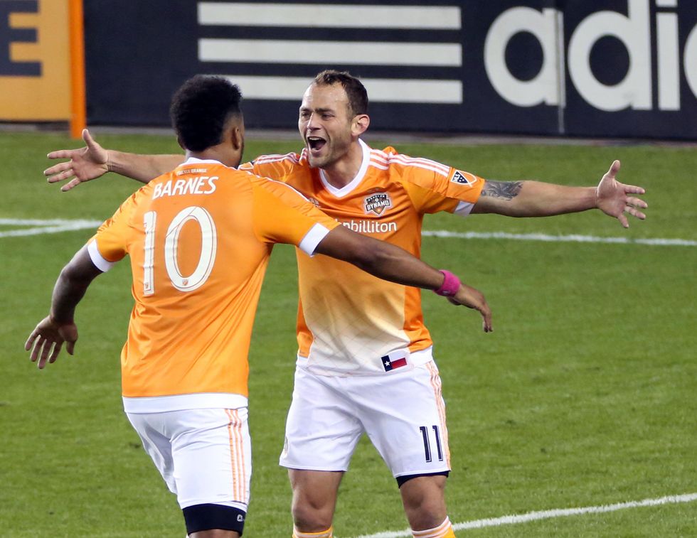 Houston Dynamo soccer Giles Barnes April 2015
