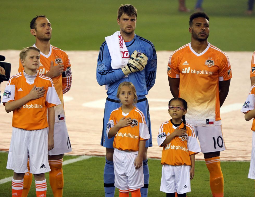 Houston Dynamo soccer Giles Barnes April 2015