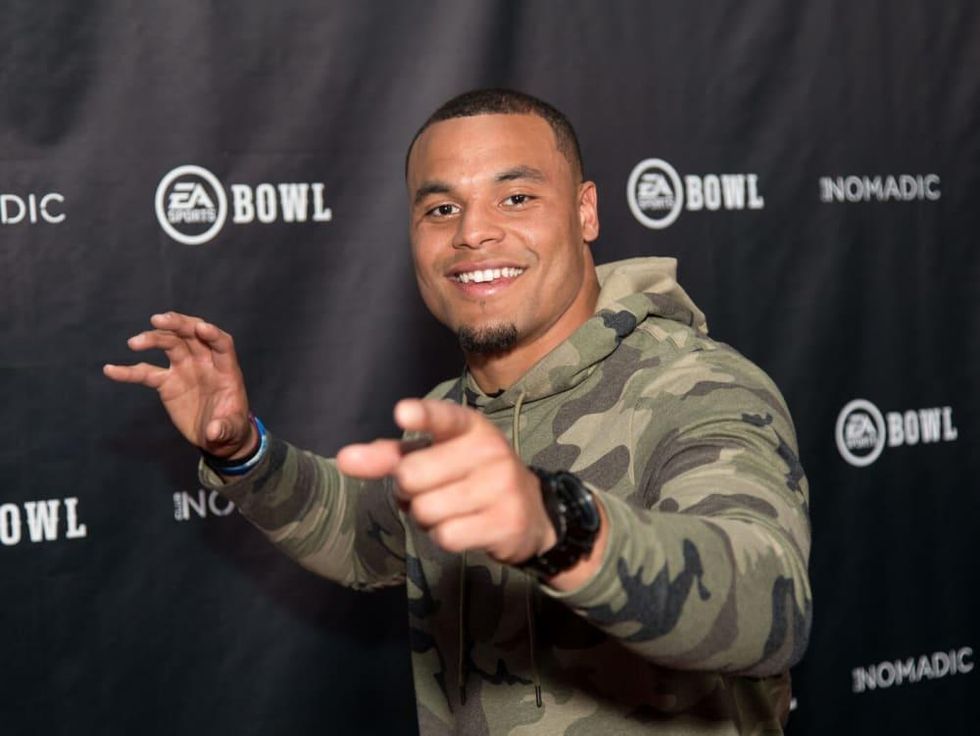 Houston, EA Sports Bowl at Club Nomadic, Jan 2016, Dallas Cowboys rookie quarterback Dak Prescott