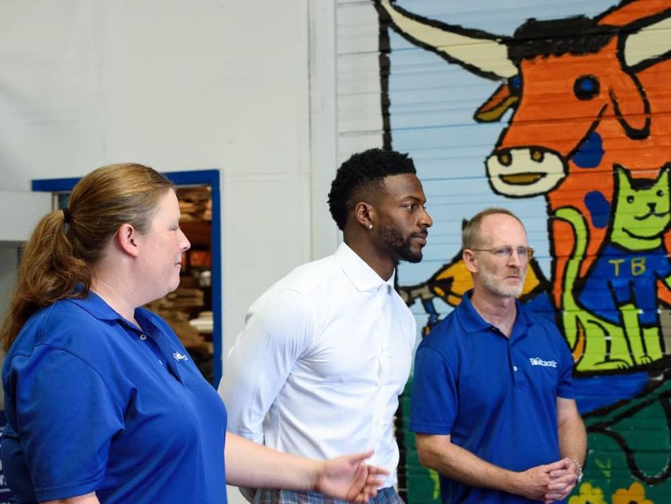 Houston, Emmanuel Sanders, Harvey relief, October 2017