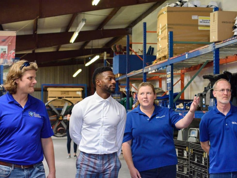 Houston, Emmanuel Sanders, Harvey relief, October 2017
