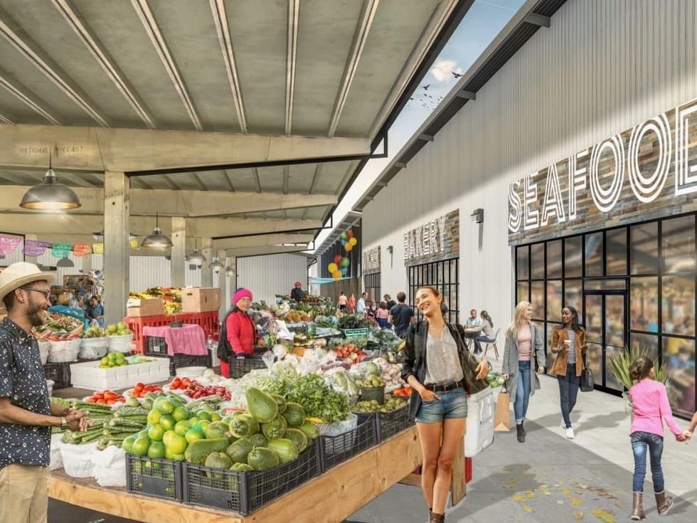 Houston Farmers Market bakery rendering