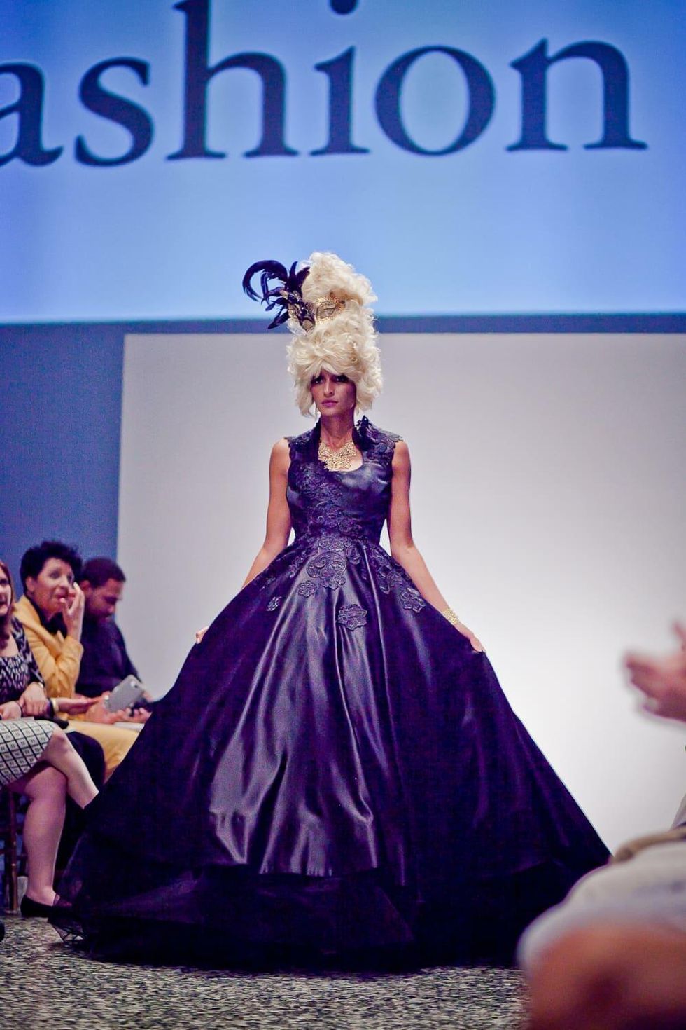Houston, Fashion Fusion, June 2015, black gown by Christian Lee first place