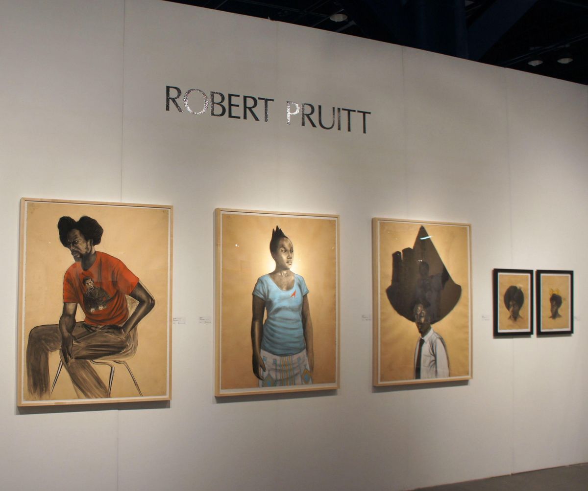 Robert Pruitt, represented at the HooksEpstein Gallery booth. CultureMap Houston