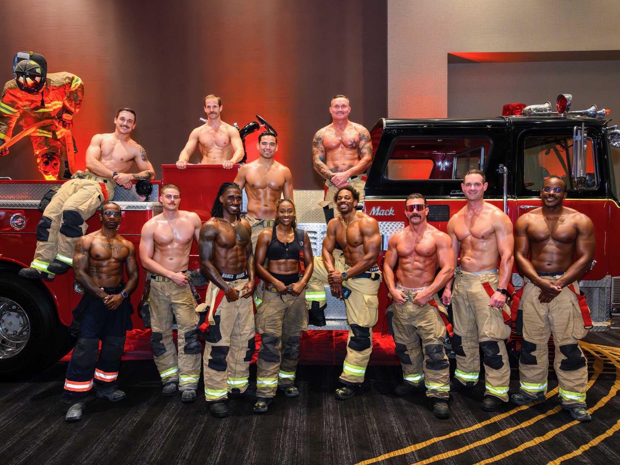 Houston fire fighters red hot gala 2025