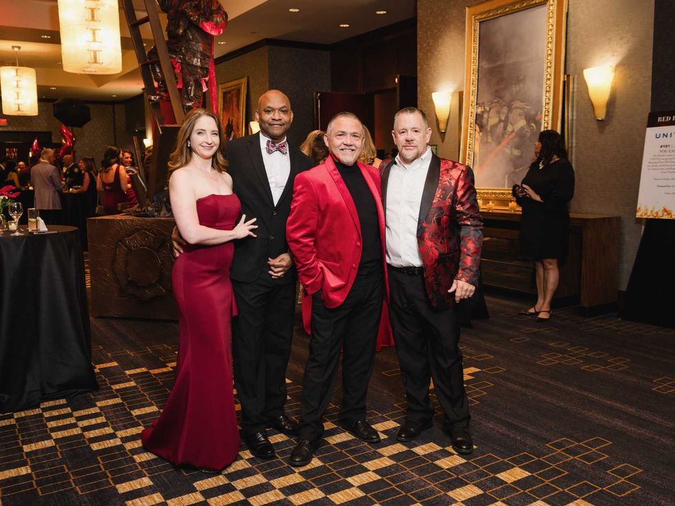 Houston fire fighters red hot gala 2025