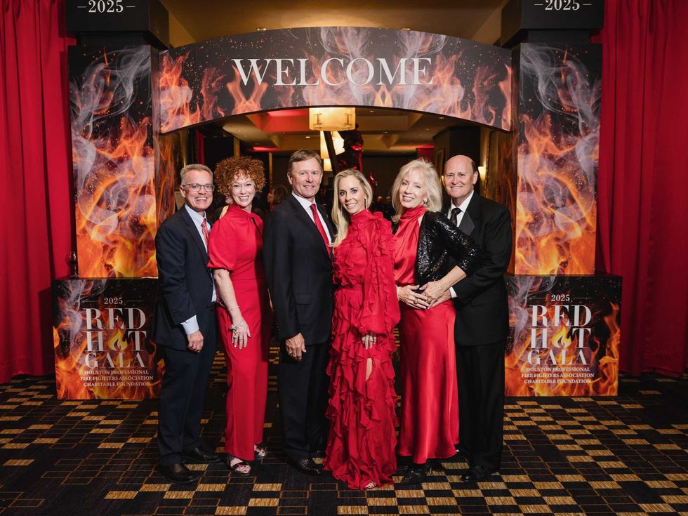Houston fire fighters red hot gala 2025