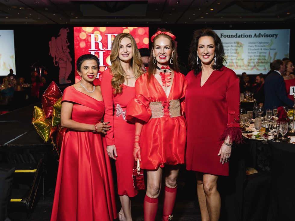 Houston fire fighters red hot gala 2025
