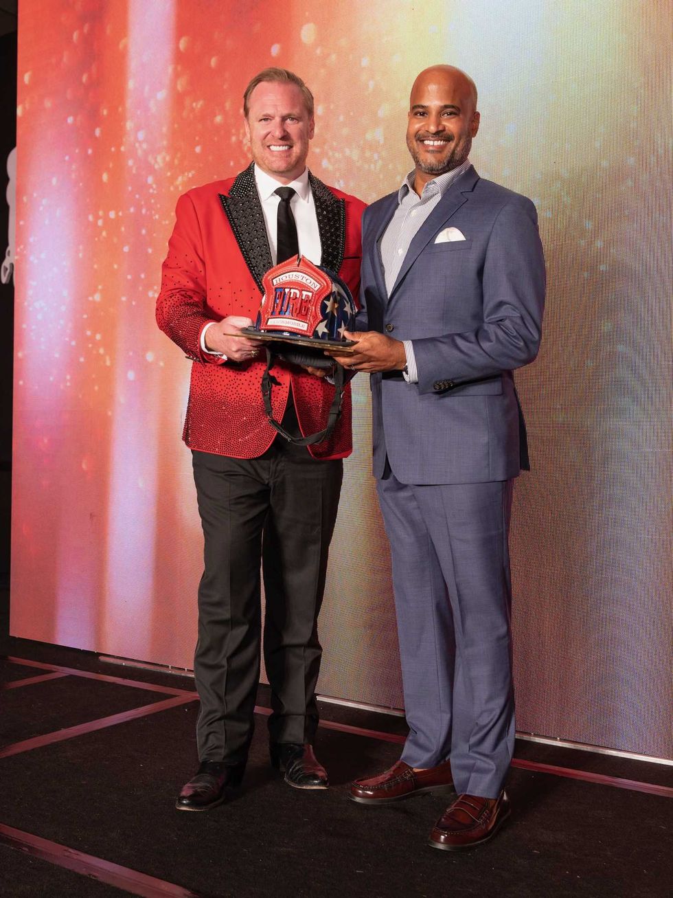 Houston fire fighters red hot gala 2025