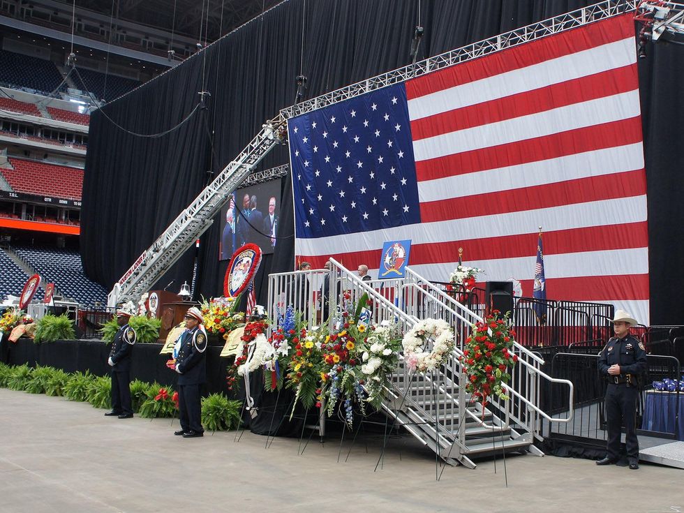 Houston Firefighters Memorial at Reliant June 2013