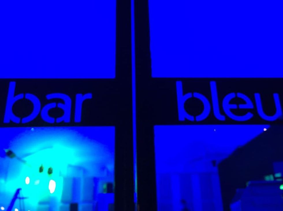 Houston, First Look at Bar Bleu, June 2016, front doors