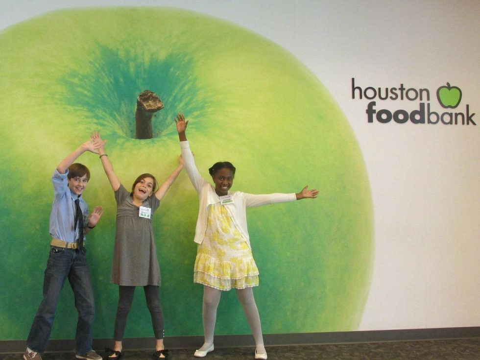 Houston Food Bank volunteers May 2013
