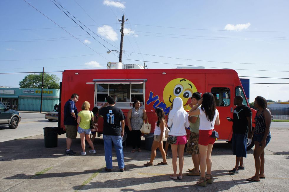 Houston Food Park grand opening Yummy'z truck
