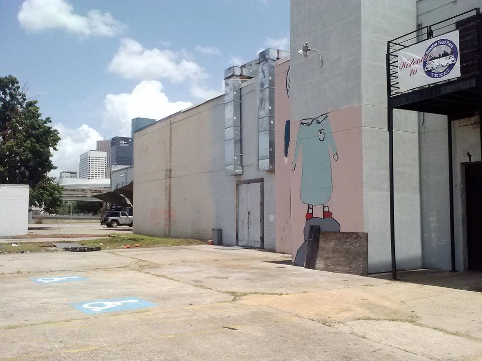 Houston Food Truck Park empty 2 June 2013