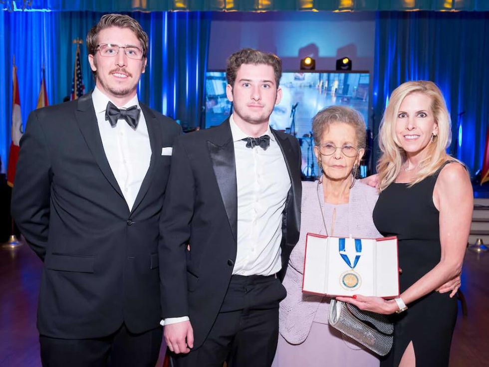 Houston, Gala Noche de las Americas, Oct. 2016, Don Rayner, Tim Rayner, Dr. Rima de Vallbona, Marisa Vallbona