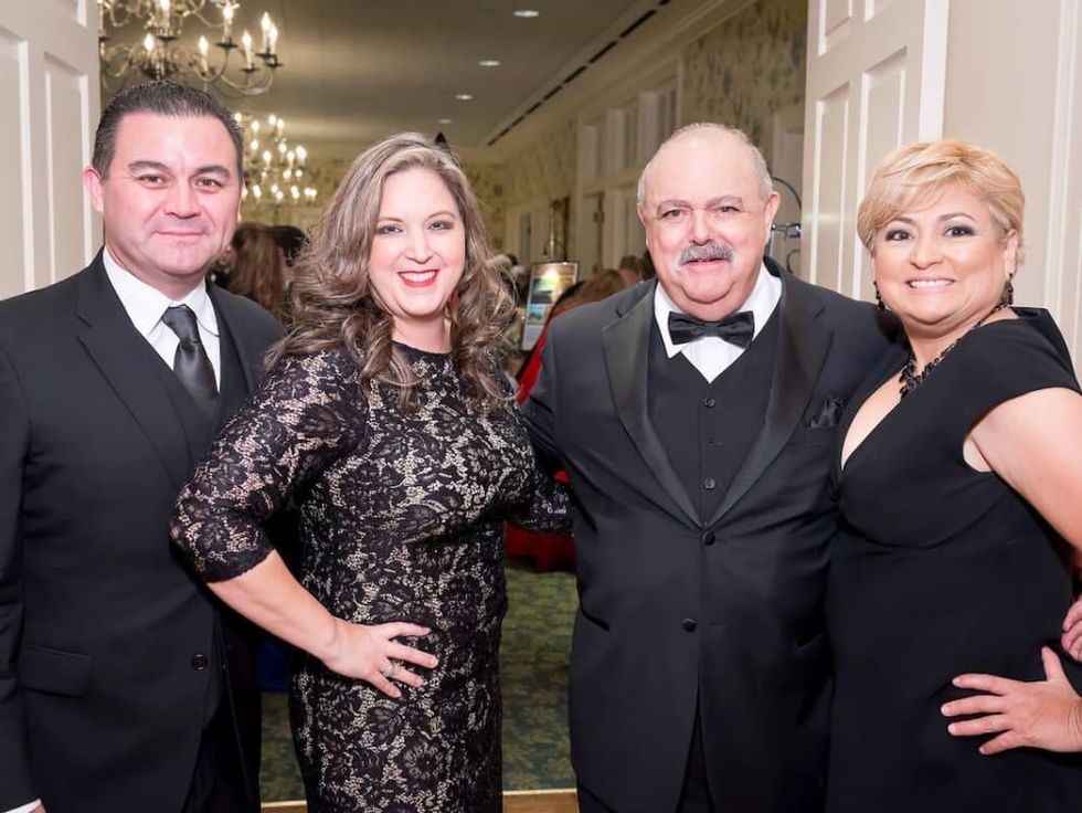 Houston, Gala Noche de las Americas, Oct. 2016, Jose Luis Rodriguez, Maria Parada, Dr. Marco Calderon, Yesenia Surto