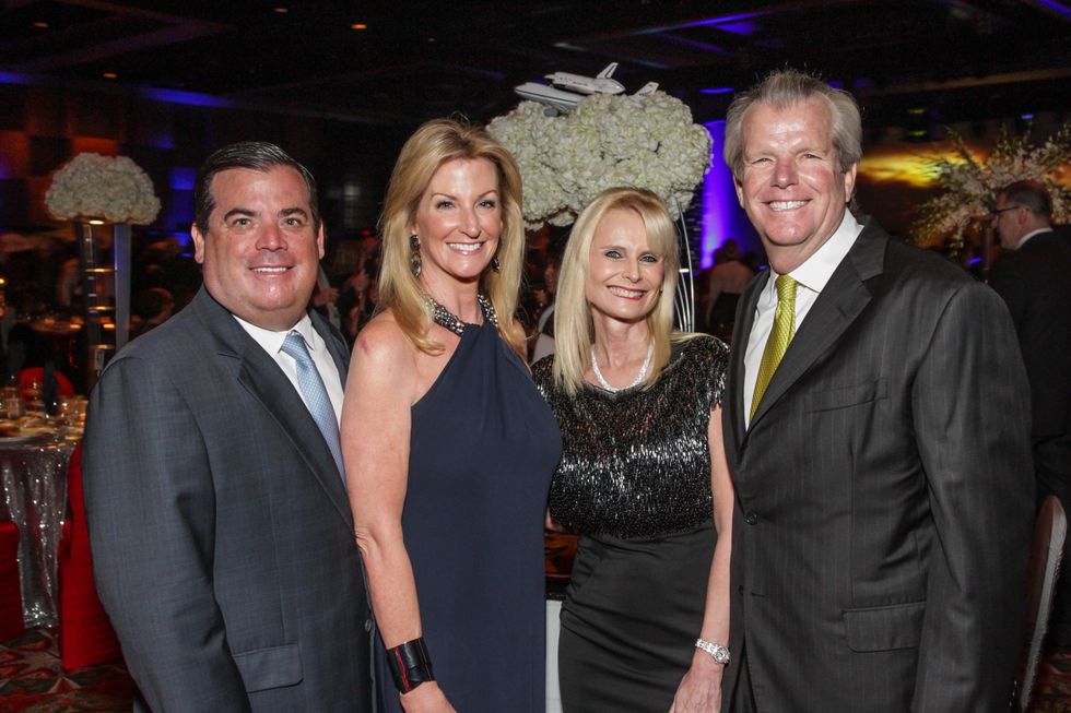 Houston, Galaxy Gala Space Center, May 2015, Dan and Kim Moody, Jo Lynn and Gregg Falgout