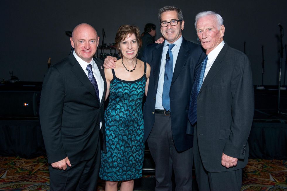 Houston, Galaxy Gala Space Center, May 2015, Mark Kelly, Ellen Ochoa, Miles OBrien, Gene Cernan