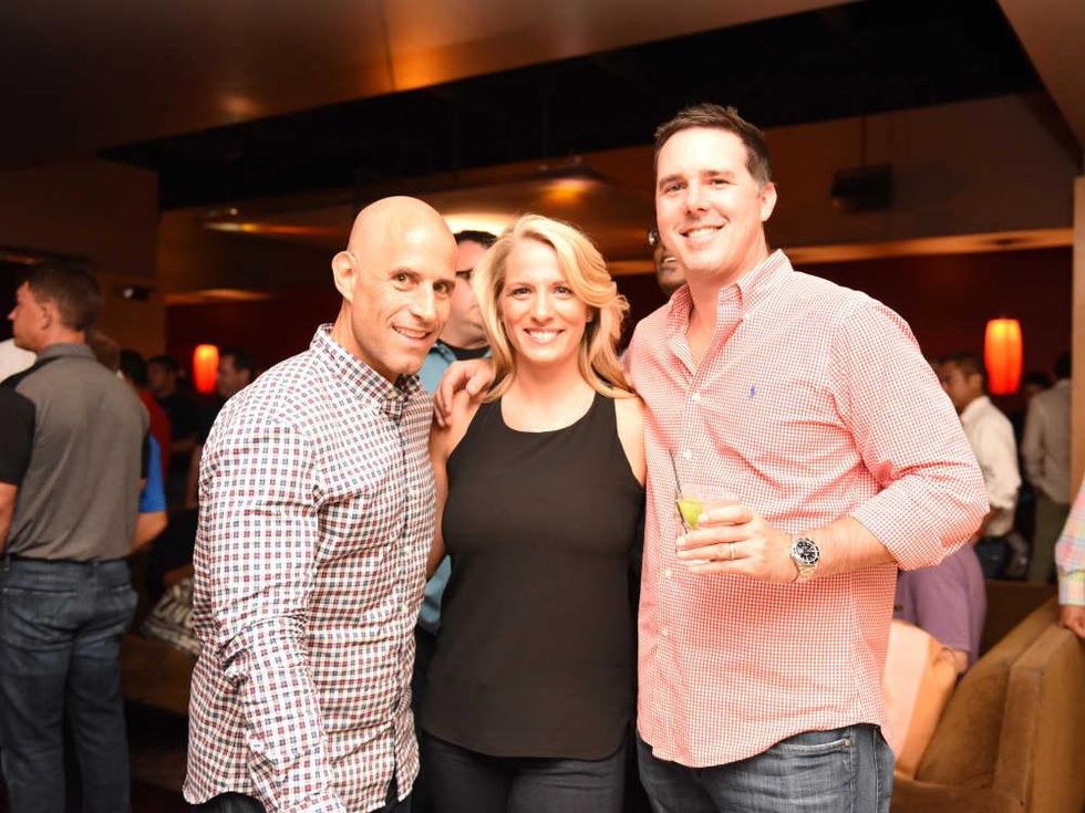 Houston, George Springer All-Star Bowling Benefit, July 2015, Russ Spielman, Dana Fennewald, Rick Rhodes
