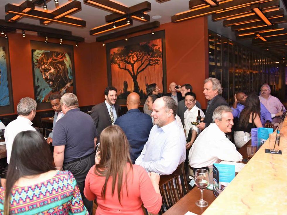 Houston, George Springer Bowling Benefit Kick Off, June 2015, crowd shot